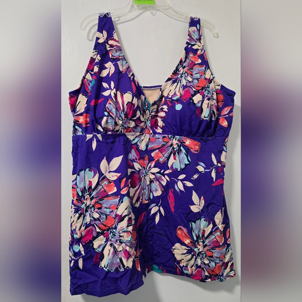 Swimsuits For All Tankini Top Size 24